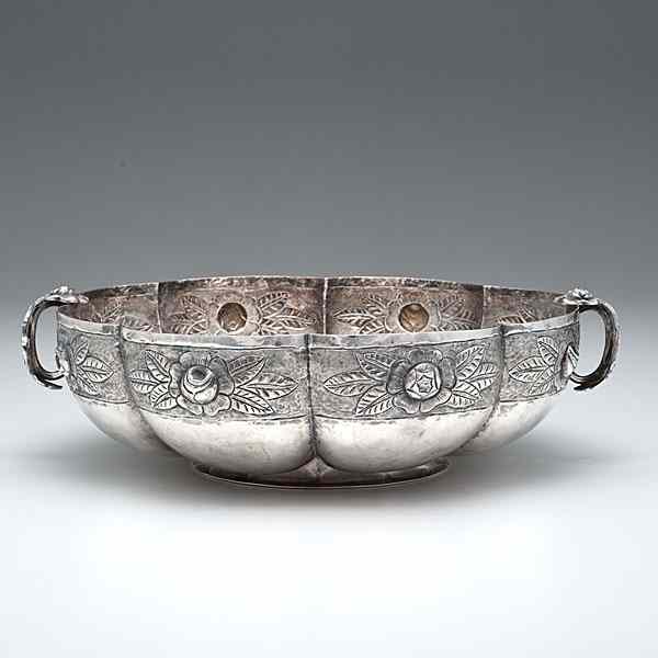 Appraisal: Mexican Sterling Bowl Mexican early th century A Mexican sterling