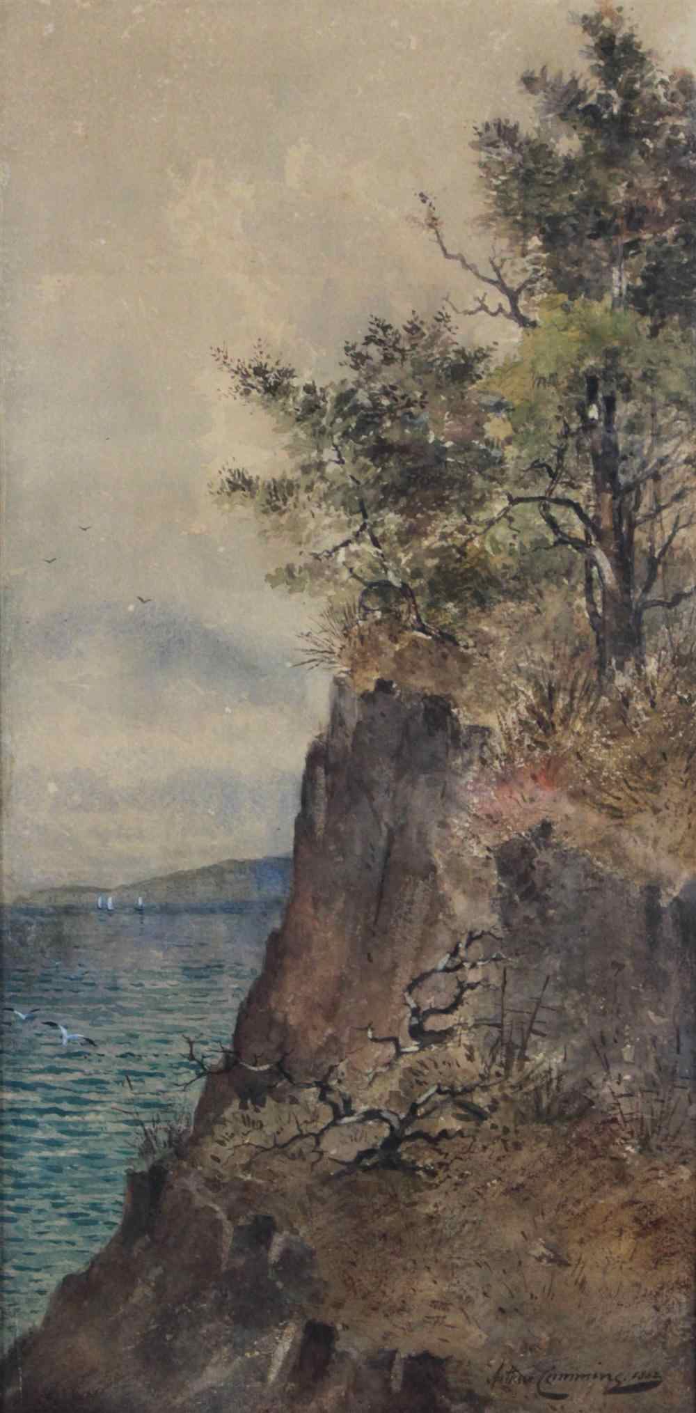 Appraisal: ARTHUR S CUMMING AMERICAN - COASTAL SCENE Watercolor x in