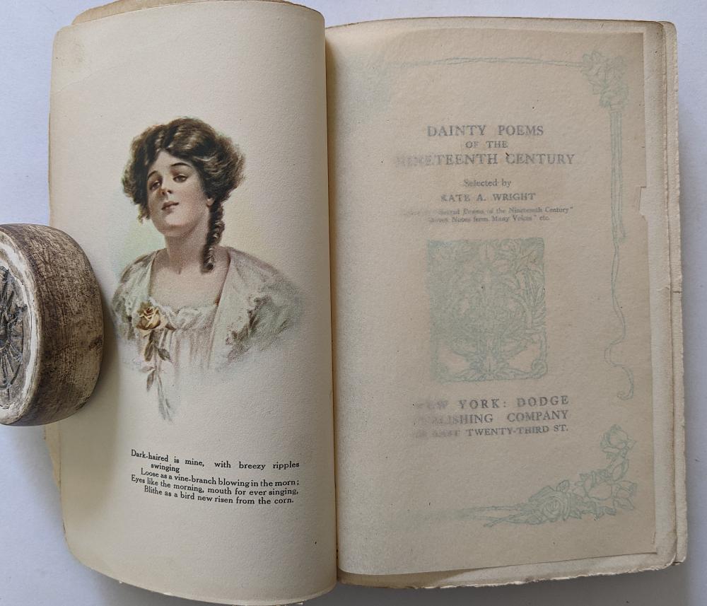 Appraisal: DAINTY POEMS OF THE NINETEENTH CENTURY ILLUSTRATEDThe provenance of this