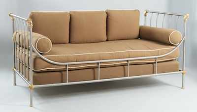 Appraisal: A Directoire Style Campaign Daybed in the Maison Jansen Manner