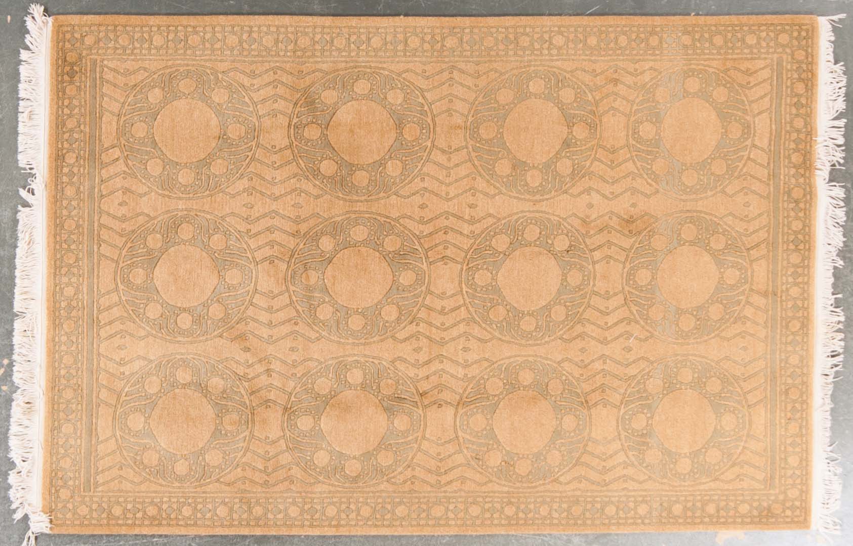 Appraisal: Tibetan rug approx x Nepal modern