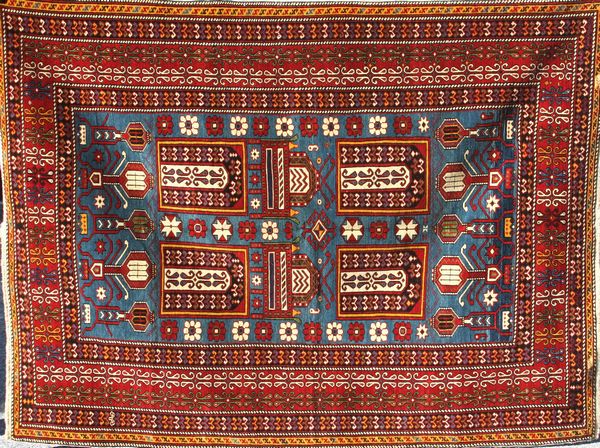 Appraisal: Russian Caucasian Shirvan rug ' x ' EST