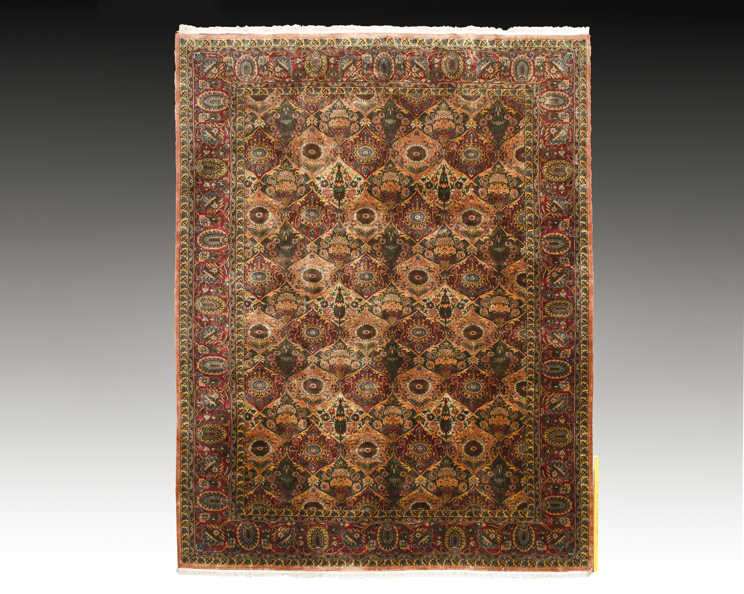 Appraisal: HAND KNOTTED WOOL RUG ' X ' '' Hand knotted