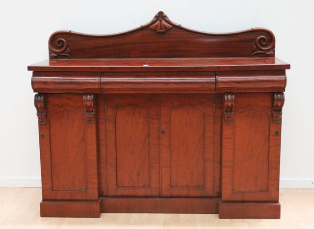 Appraisal: A Victorian mahogany sideboard cms wide cms deep cms high