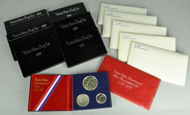 Appraisal: Lot of Proof SetsIncluding - US Bicentennial Silver Proof Set