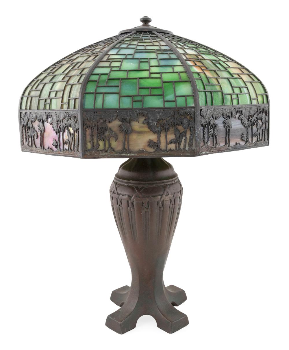 Appraisal: HANDEL TABLE LAMP FIRST QUARTER OF THE TH CENTURY HEIGHT