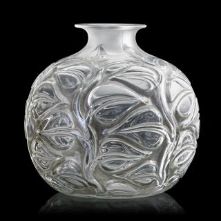 Appraisal: LALIQUE Sophora vase clear glass LALIQUE Sophora vase France des