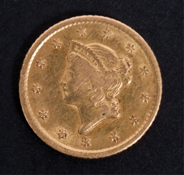 Appraisal: United States Classic Head gold dollar -O VF-