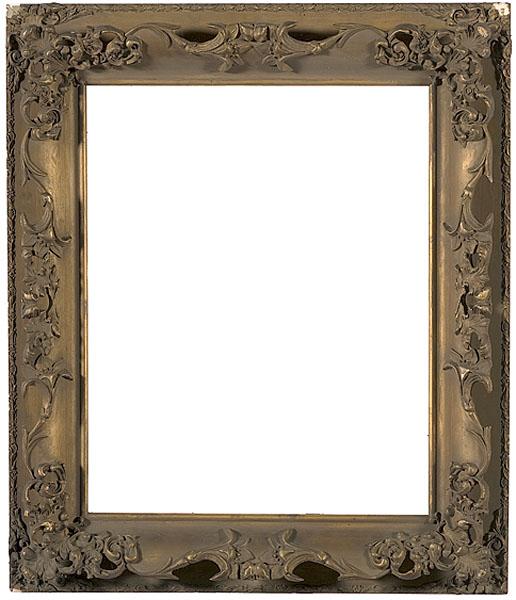 Appraisal: THREE FINE GILT AND GESSO FRAMES Includes one oval with