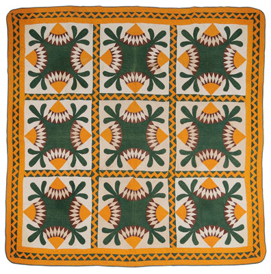 Appraisal: African-American Quilt Georgia or Florida late th century New York