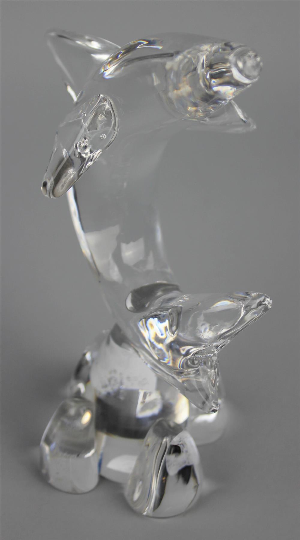 Appraisal: STEUBEN CRYSTAL 'SEA SPRITE' FIGURE engraved Steuben designed by George