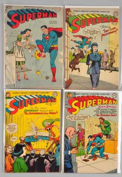 Appraisal: Lot of s to s Superman Comics Description This lot