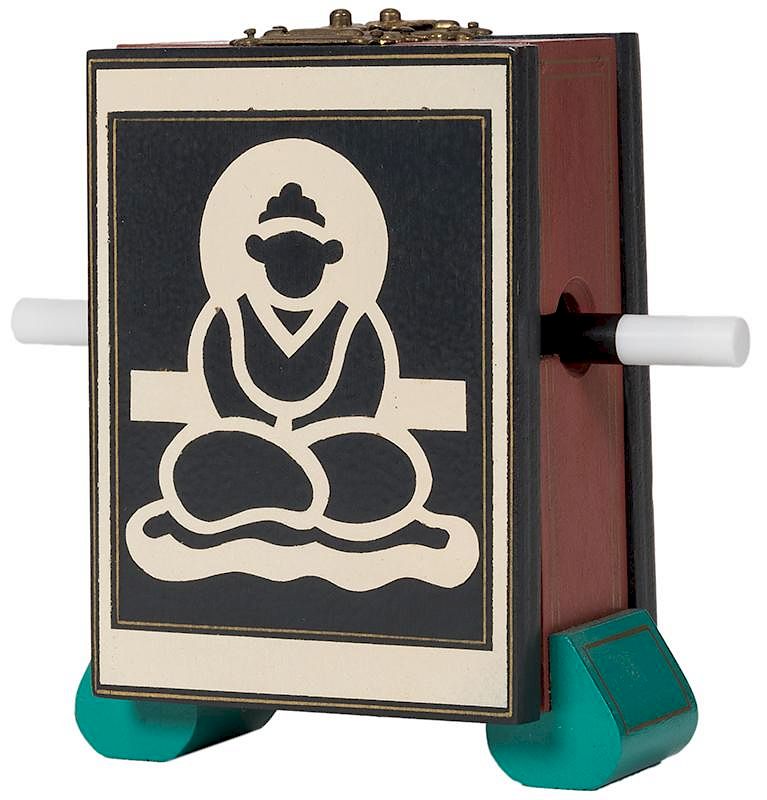 Appraisal: Ring Box of Buddha Ring Box of Buddha Holland Eddy