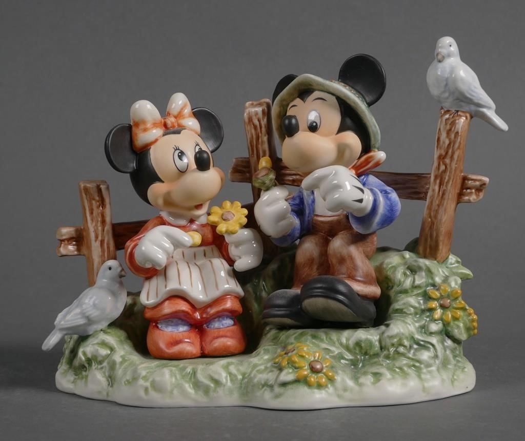 Appraisal: Disney figurine First Love This is a Goebel piece Bottom