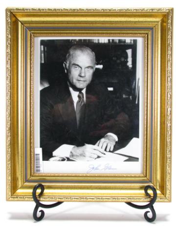 Appraisal: Autographed Photo of John Glenn photo is '' x ''