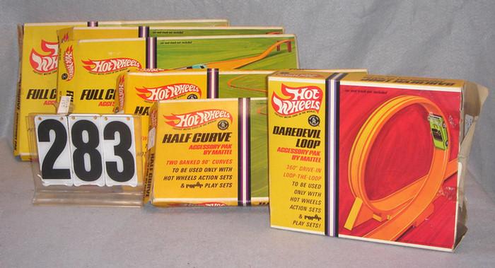 Appraisal: Mattel Hot Wheels Track Accessories all mint in original boxes