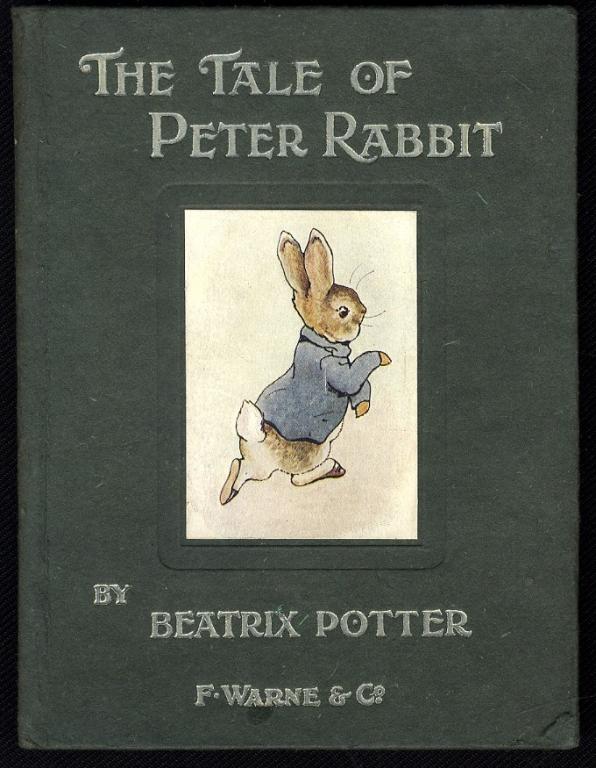 Appraisal: POTTER BEATRIX THE TALE OF PETER RABBIT early edition half