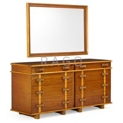 Appraisal: PAUL FRANKL - JOHNSON FURNITURE CO Eight-drawer Station Wagon dresser