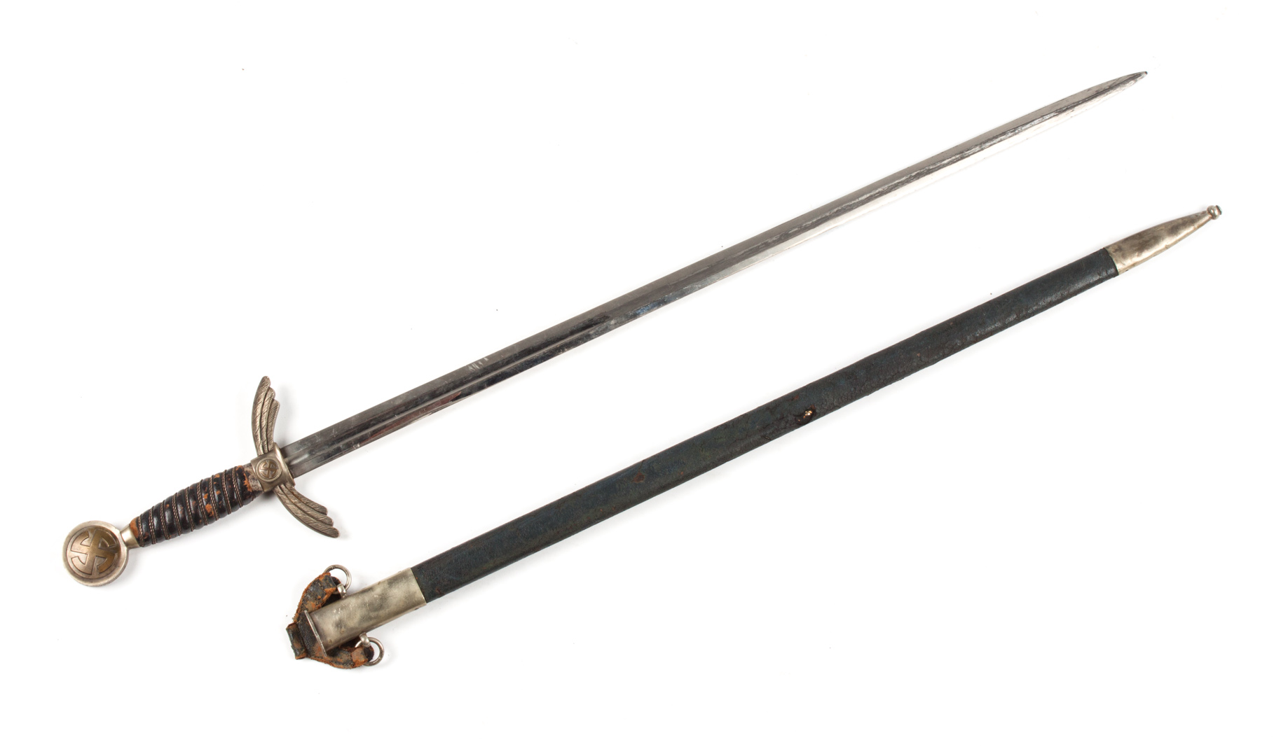 Appraisal: German Luftwaffe officer's sword and scabbard Gaefler brand by F