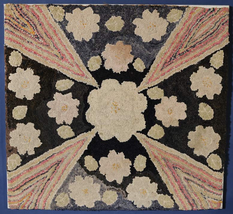 Appraisal: Halley's Comet Hooked Rug x circa On April th Halley's