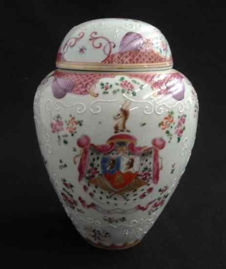 Appraisal: Asian covered jar '' Ht