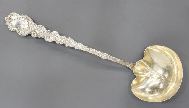 Appraisal: American sterling silver soup ladle Gorham Mfg Co in the