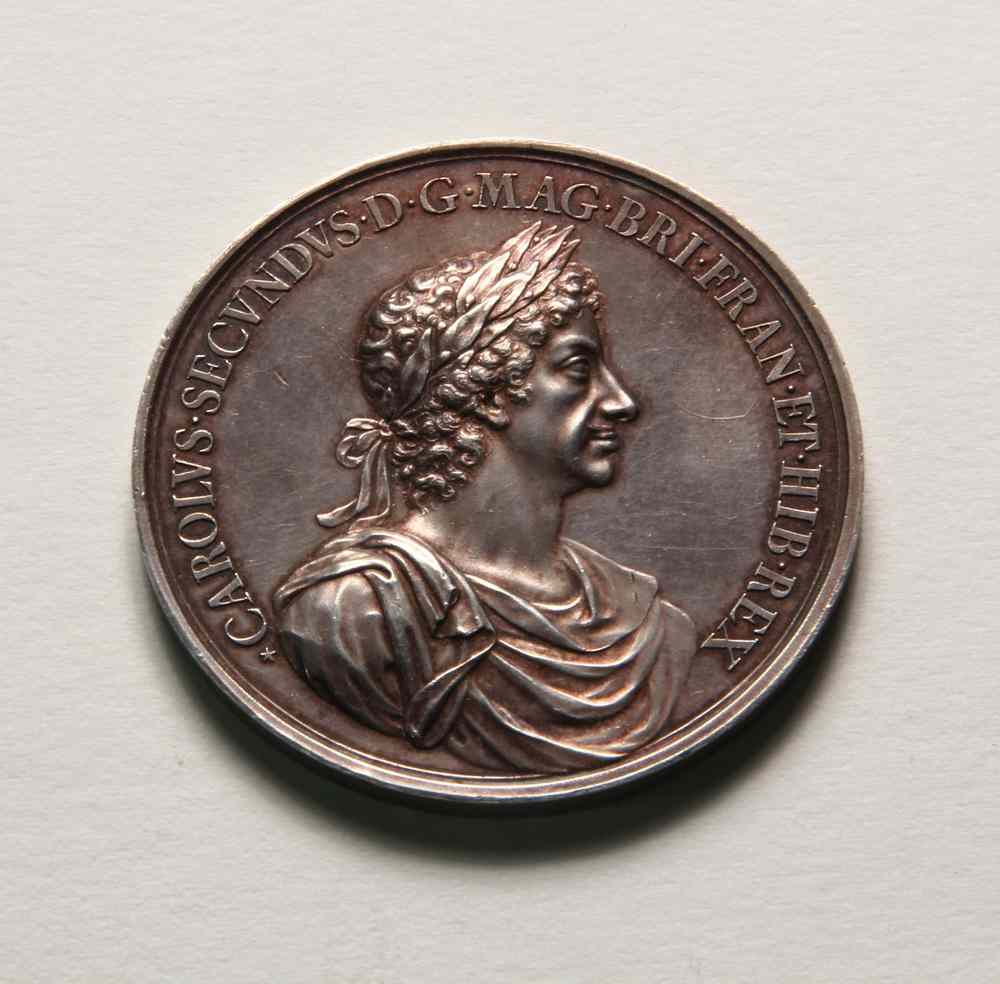 Appraisal: SILVER PORTRAIT MEDALLION- The Front bearing a relief portrait of