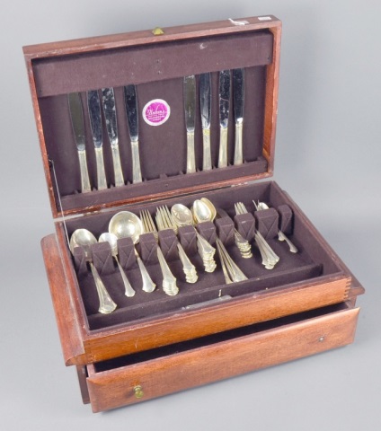 Appraisal: Towle Chippendale Sterling FlatwareService for Including luncheon knives luncheon forks