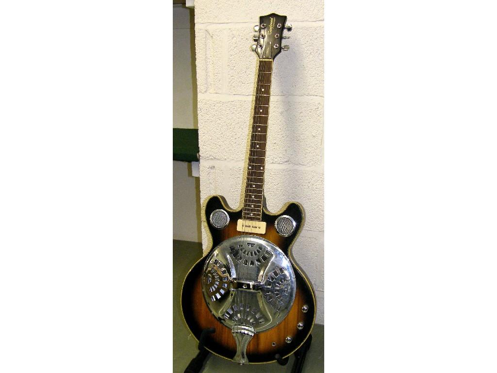 Appraisal: Tanglewood Blue Sound TBS Dobro resonator electric guitar the rosewood