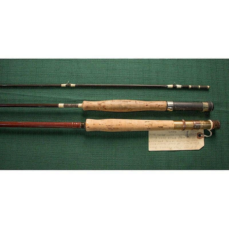 Appraisal: Fiberglass Fly Rods Two fiberglass fly rods including one '