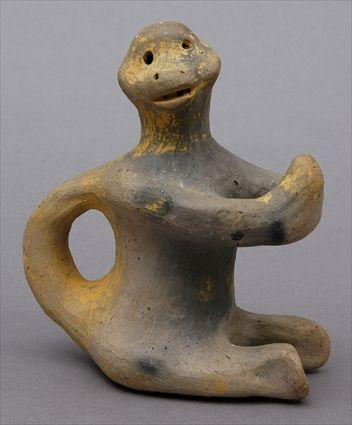 Appraisal: Terracotta Monkey Figure