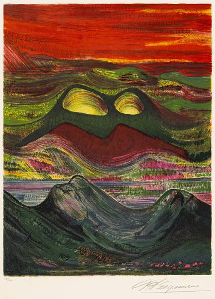 Appraisal: David Alfaro Siqueiros Mexican - Siqueiros The incomplete portfolio comprising