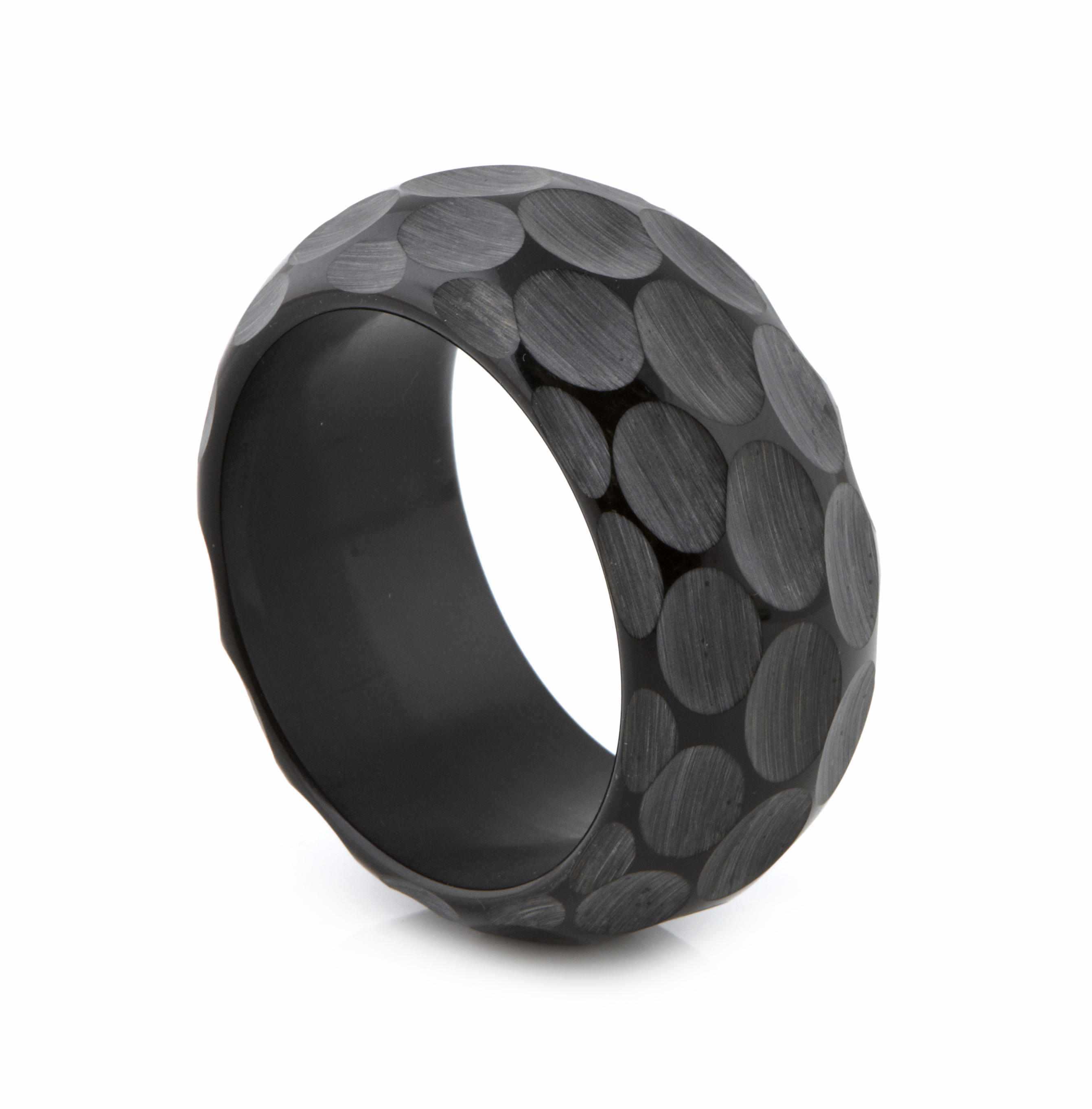 Appraisal: A carved black Bakelite bangle bracelet each diameter in