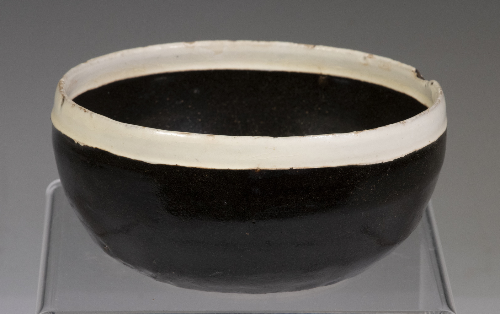 Appraisal: CHINESE BLACK GLAZED HENAN BOWL SONG OR LATER Rice Bowl