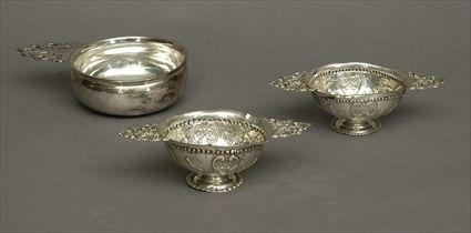 Appraisal: American Sterling Silver Porringer Retailed by J E Caldwell Co