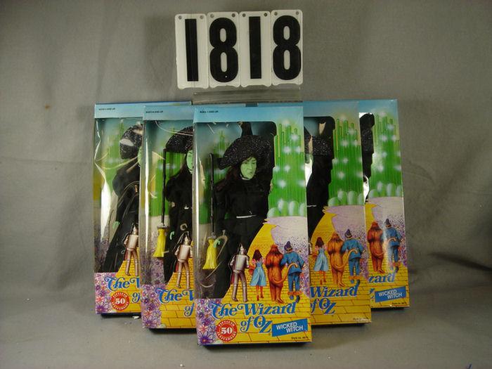 Appraisal: Lot of Wizard of Oz Wicked Witch dolls th Anniversary