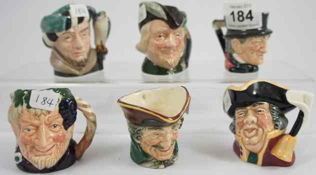 Appraisal: Royal Doulton Tinies Character Jugs Robin Hood D John Peel