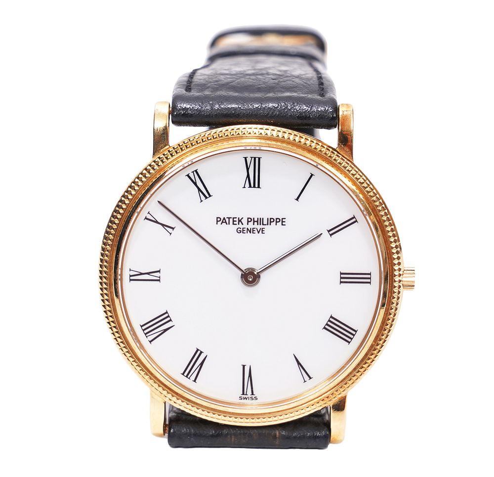 Appraisal: Patek Philippe Calatrava Quartz K YG Watch Patek Philippe Calatrava