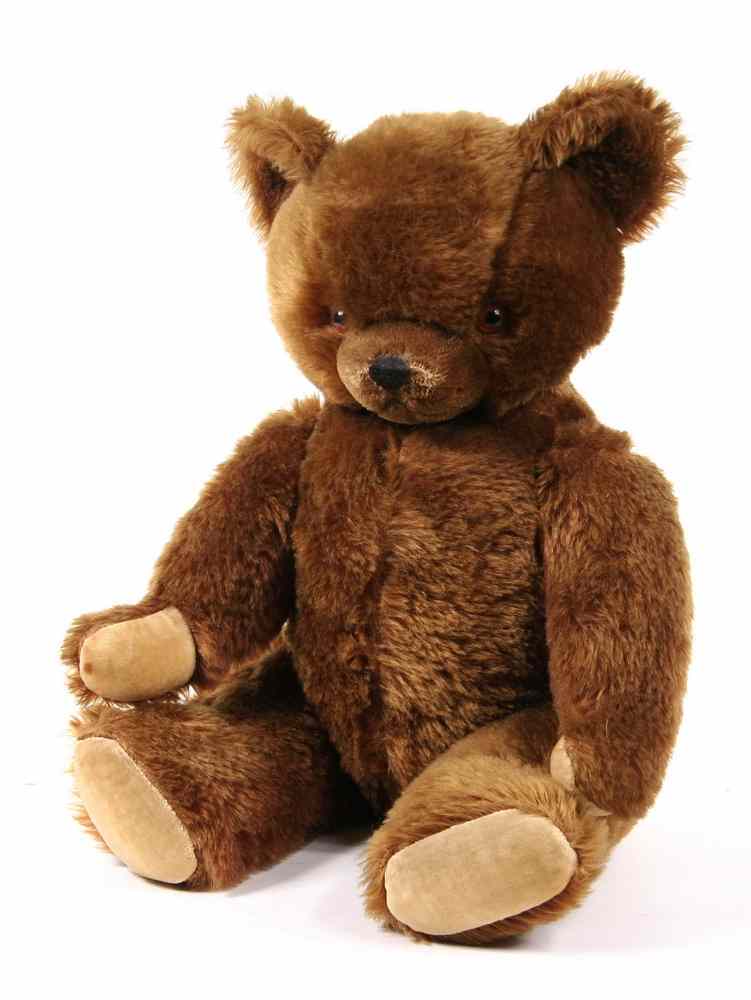 Appraisal: TEDDY BEAR - Vintage '' Roosevelt Teddy Bear in brown