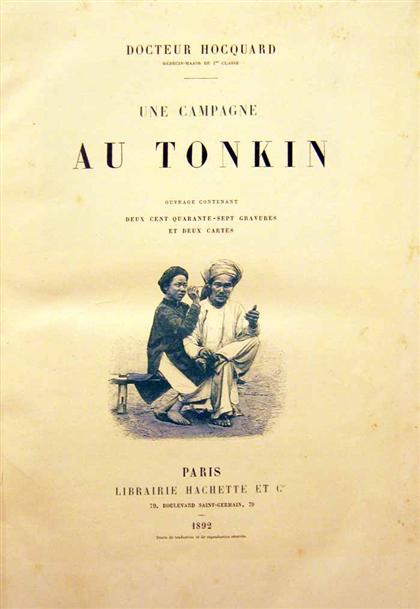 Appraisal: vol Hocquard Docteur Une Campagne au Tonkin Paris Hachette to