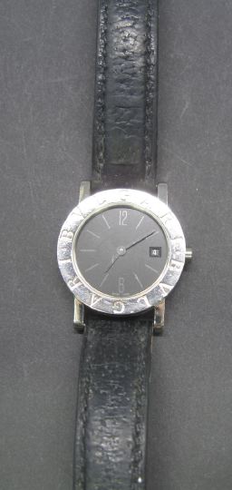 Appraisal: Good Bulgari Stainless Steel Lady's Wristwatch the bezel with the