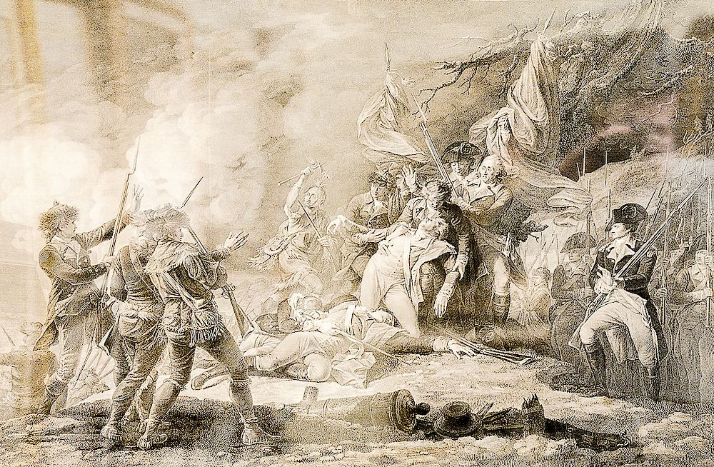 Appraisal: After John Trumbull engraving The Death of General Montgomery engraved