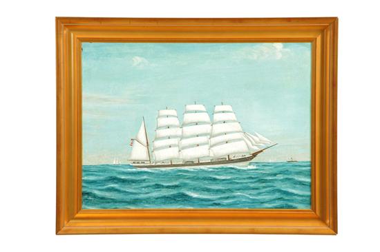 Appraisal: PORTRAIT OF THE SCHOONER DRUMBLAIR ENGLISH SCHOOL MID TH CENTURY