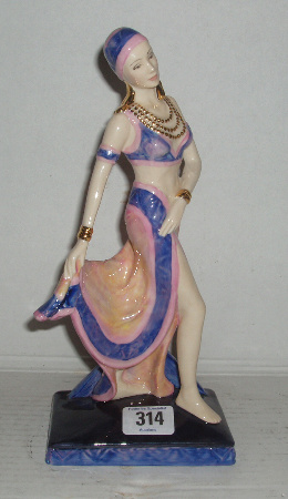 Appraisal: Kevin Francis Figurine Egyptian Dancer Seconds