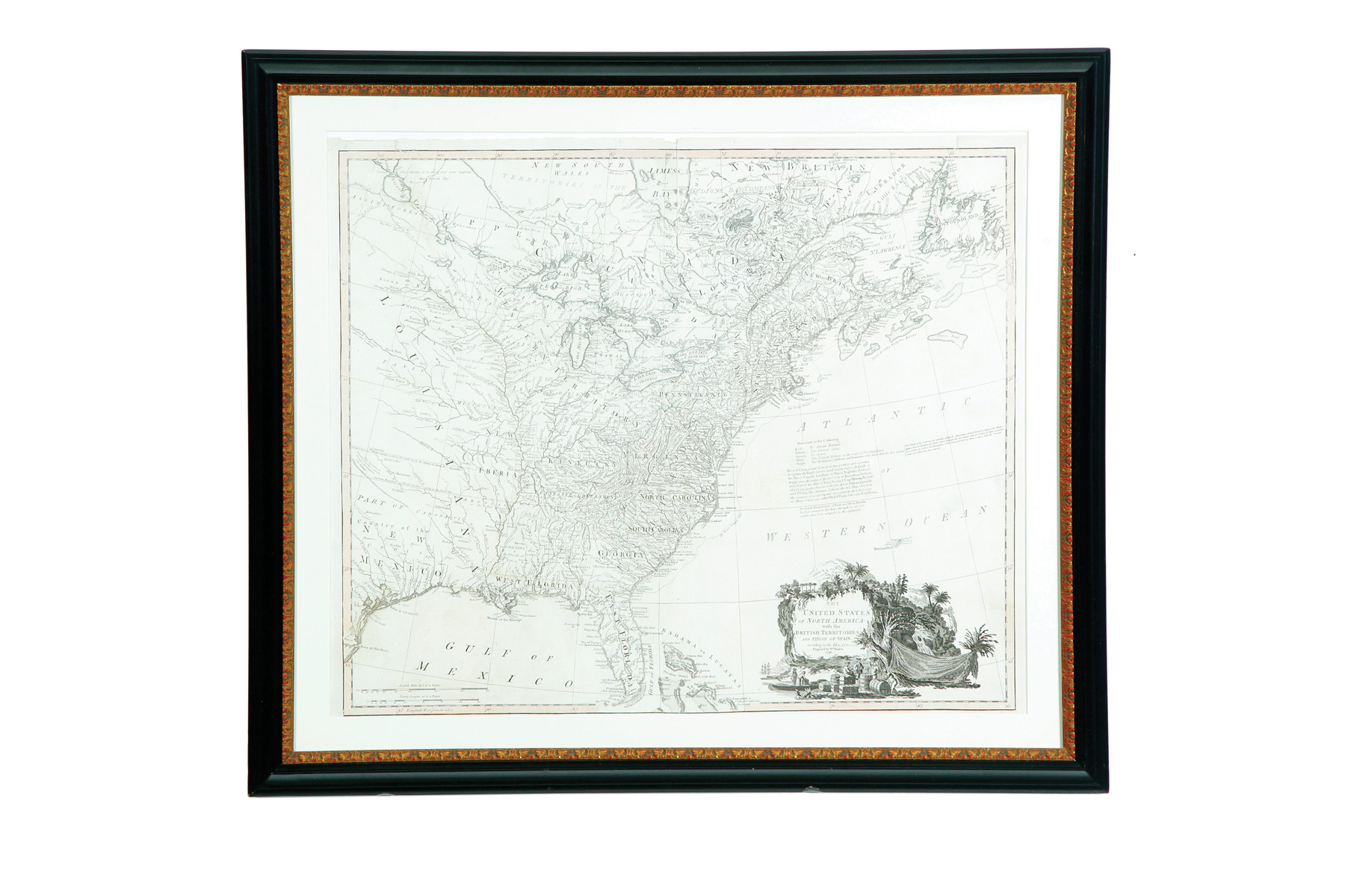 Appraisal: WILLIAM FADEN'S MAP OF THE UNITED STATES United States of