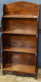 Appraisal: Diminutive George III style four tier bookcase Diminutive George III