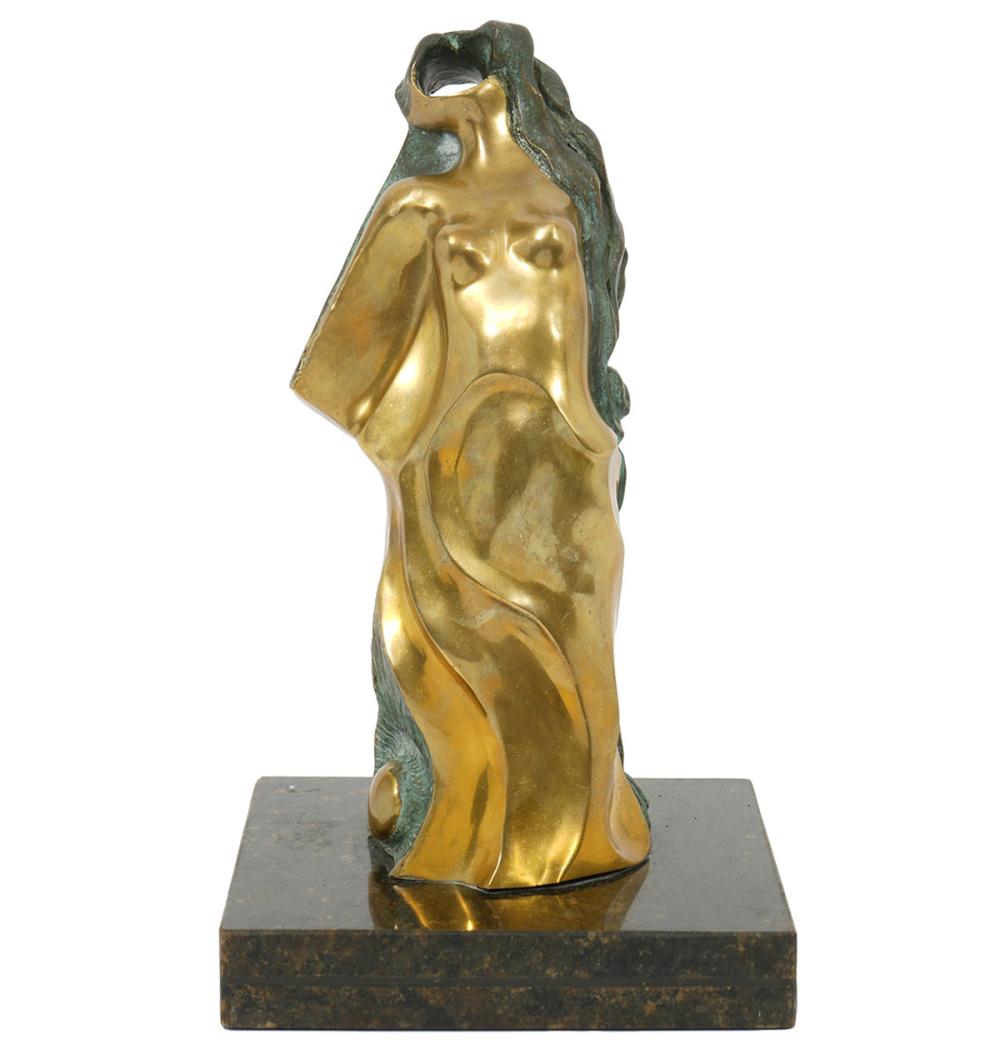 Appraisal: DIEGO ORTEGA CUBIST STYLE BRONZEDiego Ortega Spain Born Bronze sculpted