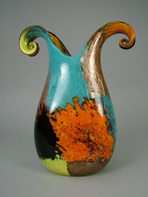 Appraisal: An Aureliano Toso 'Oriente' style vase in the manner of