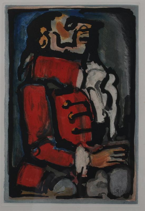 Appraisal: GEORGES ROUAULT French - LAQUAIS monogrammed and dated in pencil