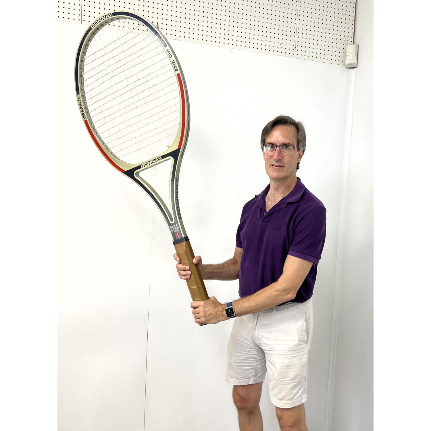 Appraisal: Oversized DONNAY Tennis Racket Sculpture Advertising Prop Claes Oldenburg style